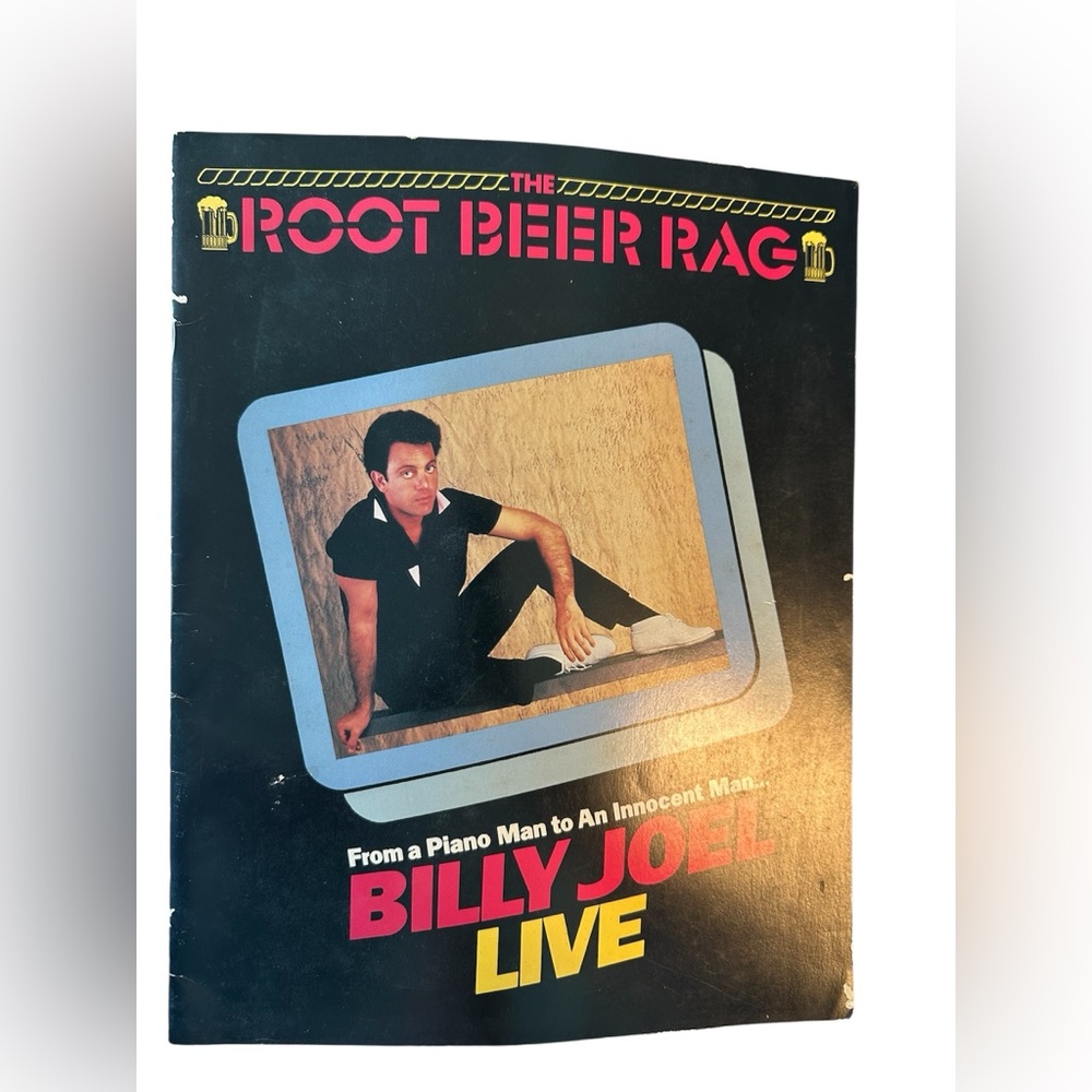 The Root Beer Rag: Billy Joel Live: Magazine/Booklet 1983/1984 tour fan club